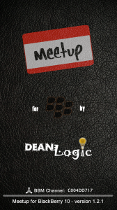 Old Meetup Splash Screen