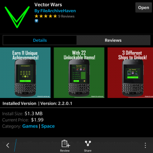 Vector Wars app